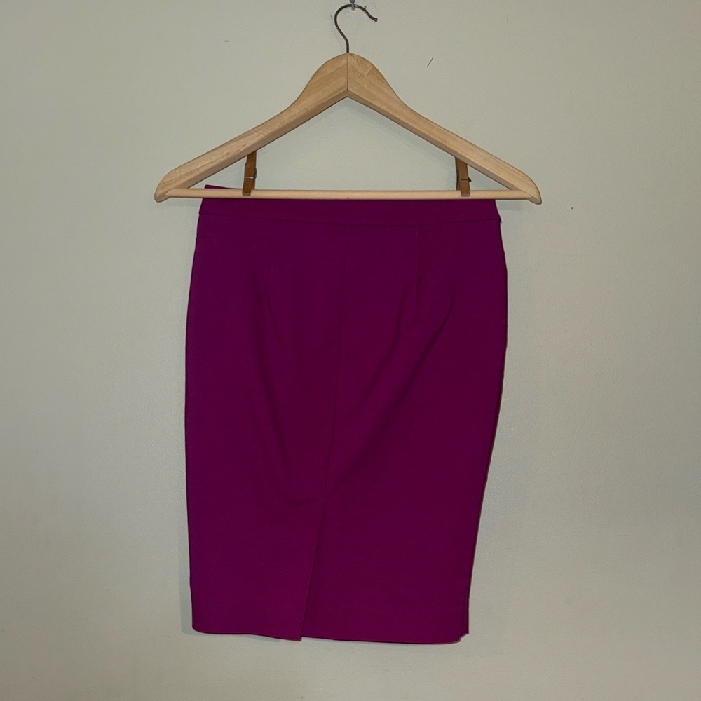 RW&CO Stretch Women's Pencil Skirt in Rich Purple Size 00 Business Casual - Picture 10 of 10